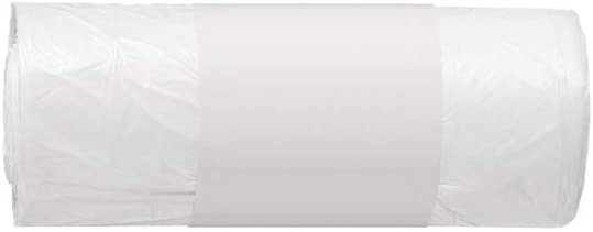 Müllbeutel 10 Liter, Recycling-HDPE, transparent, 50 Stk./Rolle